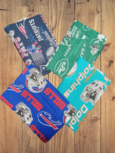 4 Fat Quarters - AFC East NFL Fat Quarter Bundle