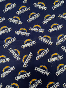 Chargers Cotton Fabric Precut