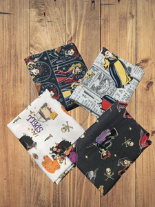 4 Fat Quarters - Assorted Hocus Pocus Fat Quarter Bundle