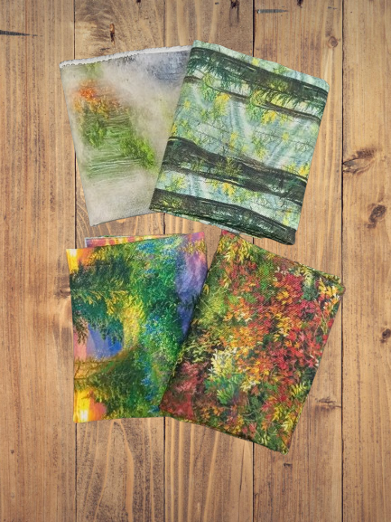 4 Fat Quarters - Assorted Scenic Forest Fat Quarter Bundle