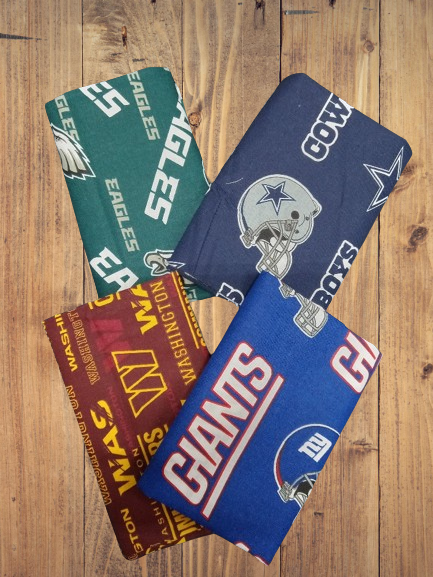 4 Fat Quarters - NFC East NFL Fat Quarter Bundle