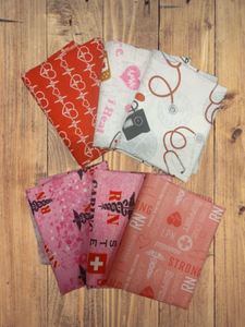 6 Fat Quarters -  Assorted Nurse Fat Quarter Bundle