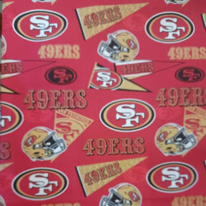 NFL Football San Francisco 49ers Retro 45" Wide Cotton Fabric