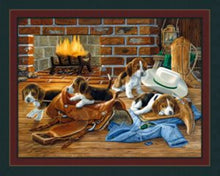 Load image into Gallery viewer, Handmade Tapestry &quot;The Wranglers Western Panel”
