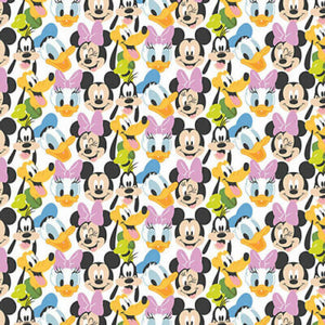Mickey Mouse Play All Day MM Here Comes The Fun Cotton Fabric