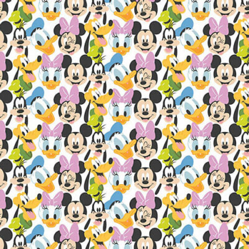 Mickey Mouse Play All Day MM Here Comes The Fun Cotton Fabric