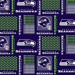 Seahawks Patch Cotton ft6470 Fabric by the Bolt