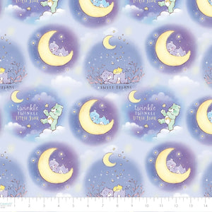 Care Bears Make a Wish Sleepy Baby Bears Cotton Fabric