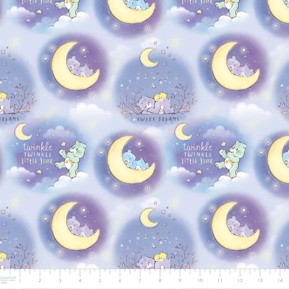 Care Bears Make a Wish Sleepy Baby Bears Cotton Fabric