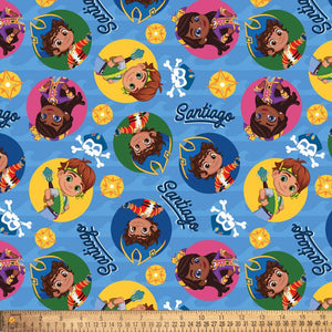 Santiago and Friends 45" Wide Cotton Fabric