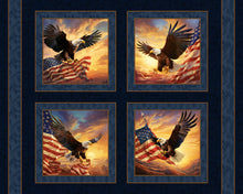 Load image into Gallery viewer, Handmade Tapestry &quot;Soaring Sunrise Eagle”
