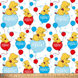Spot On Balloons White 45" Wide Cotton Fabric