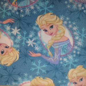 Frozen Elsa Frames Toss Fleece Fabric