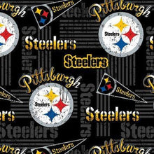 Load image into Gallery viewer, Handmade Placemat Or Table Runner Steelers Flag
