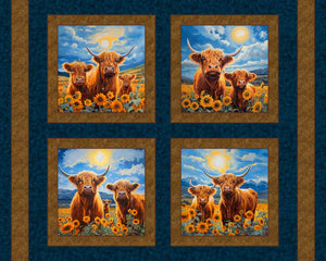 Handmade Tapestry "Sunflower Sunny Highlands”