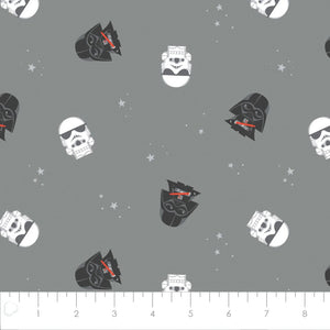 Star Wars Empire Dreams Grey Cotton Fabric