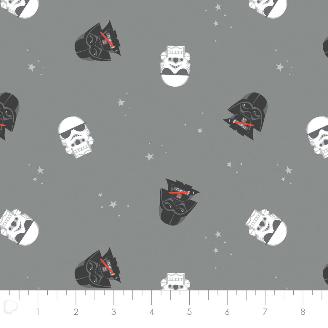 Star Wars Empire Dreams Grey Cotton Fabric