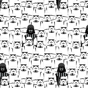 Star Wars Stacked Troopers Fabric