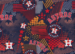 Astros 44" Wide Cotton Fabric