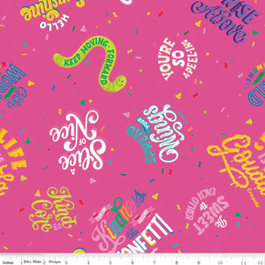 Colors of Kindness™ Main Hot Pink Cotton Fabric