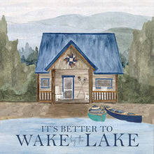 Load image into Gallery viewer, Handmade Tapestry &quot;Wake at the Lake”
