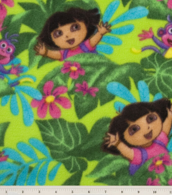 Dora the Explorer Jungle Fleece Fabric