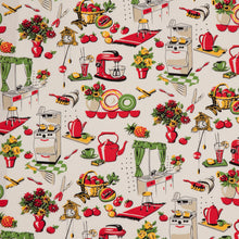 Load image into Gallery viewer, Fifties Kitchen Calico Cotton Fabric
