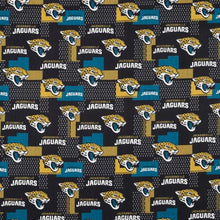 Load image into Gallery viewer, Handmade Valance or Curtain Panel Jaguars Squares
