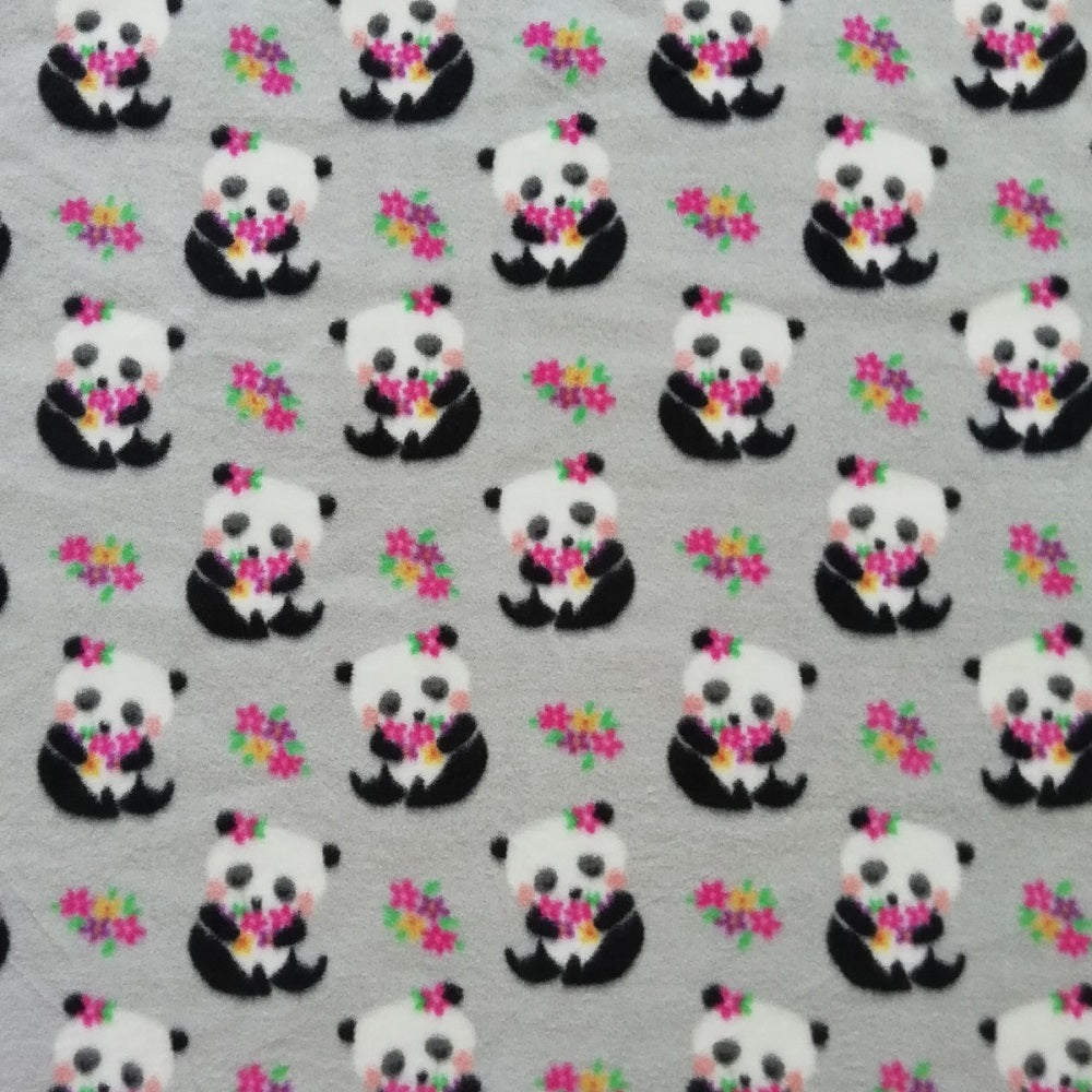 Panda Fleece Fabric