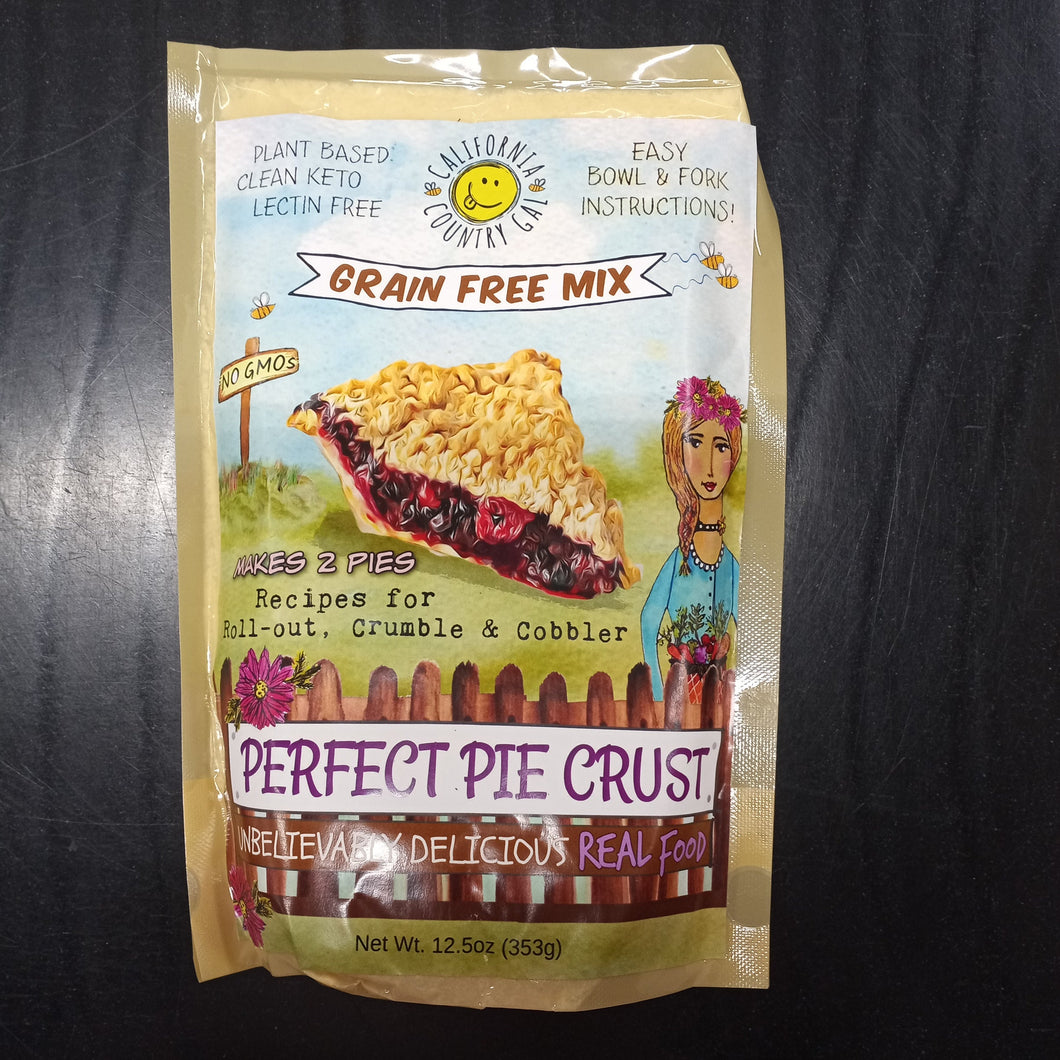 Clean Keto Perfect Pie Crust by California Country Gal | 100% Grain Free, Gluten Free, Paleo | 1g net carb per 4