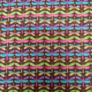 Dragonflies Cotton Fabric
