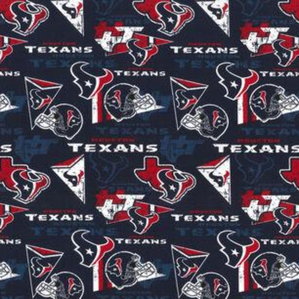 Texans Flag Cotton Fabric