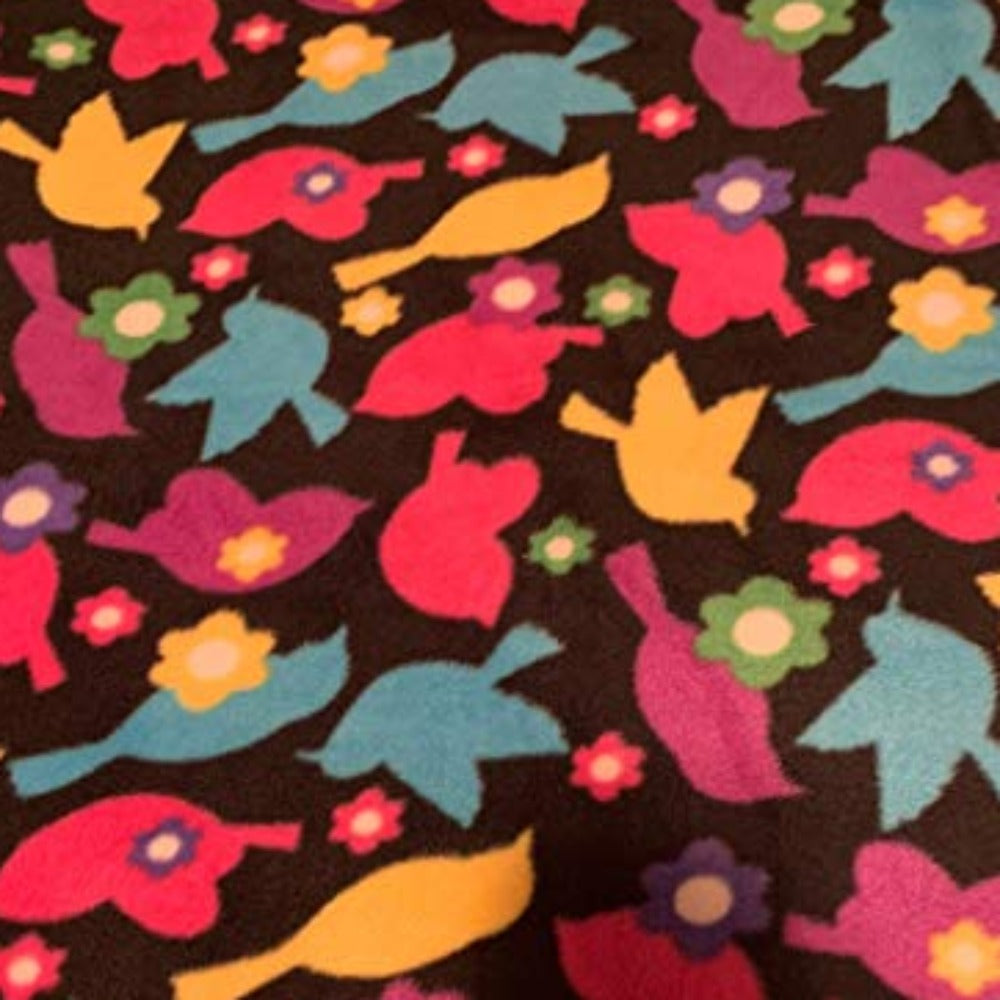 Birds Fleece Fabric
