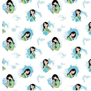 Mulan Bloom with Beauty Cotton Fabric