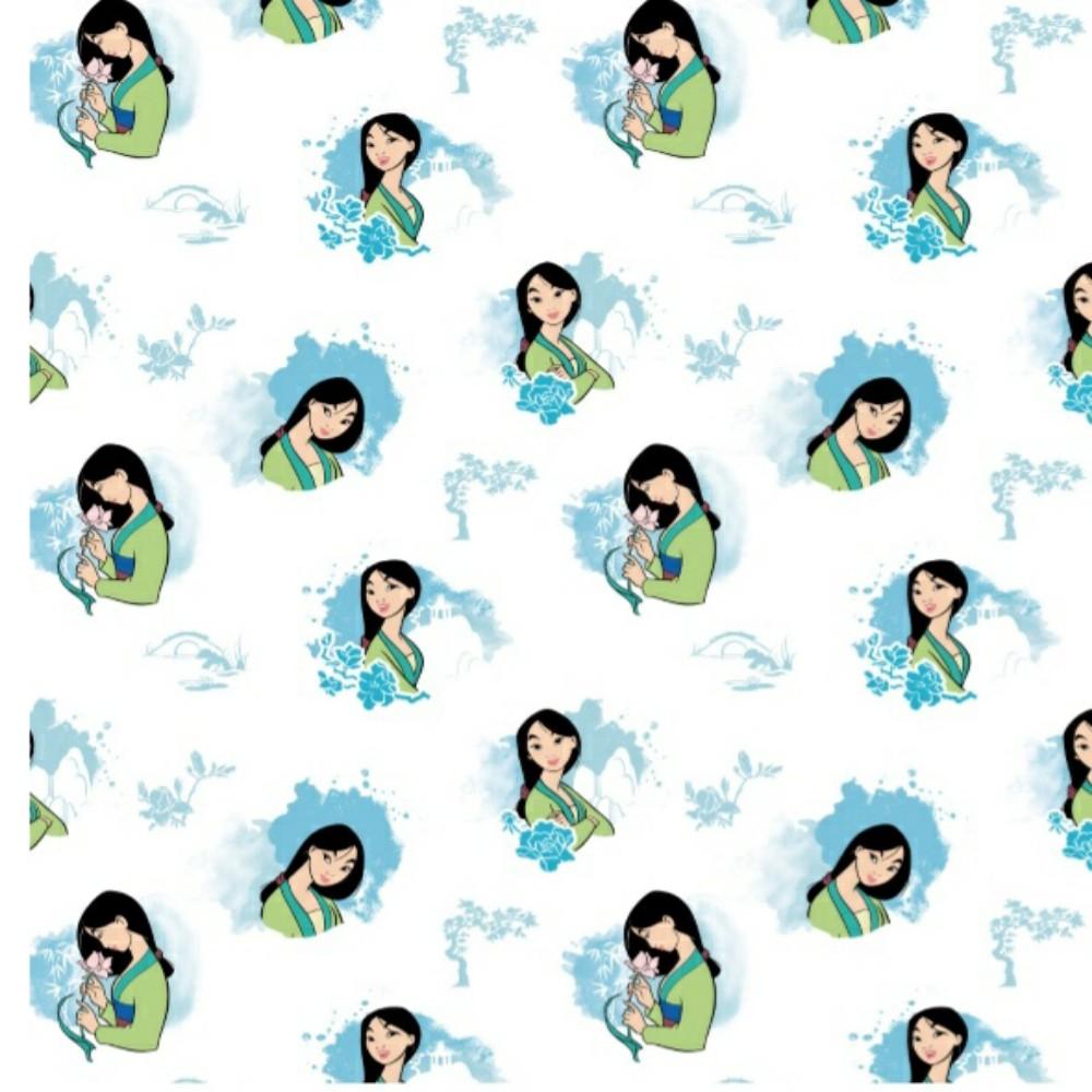Mulan Bloom with Beauty Cotton Fabric