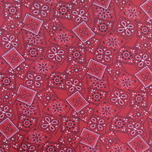 Bandana Red Cotton Fabric