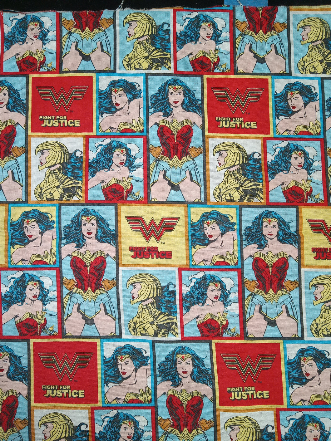 DC Comic Wonder Woman Cotton Fabric