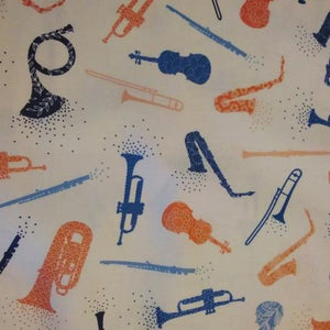 Melody Instruments White Cotton Fabric