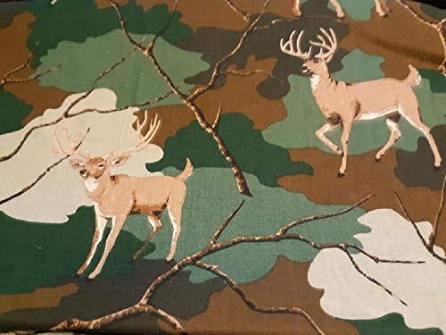 Deer Camo Cotton Fabric