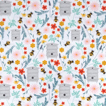 Load image into Gallery viewer, Bee Happy Calico Cotton Fabric

