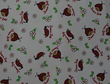 Load image into Gallery viewer, Handmade Blanket, Burp Rag/ Security Blanket, and Bib Lady Bugs White
