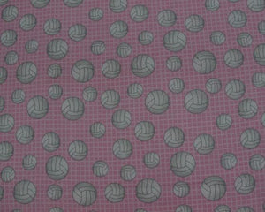 Volleyball Flannel 60" Wide Fabric