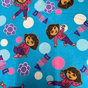 Dora the Explorer Flannel Fabric