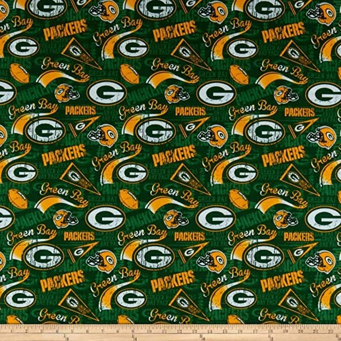 Packers Flag Cotton Fabric