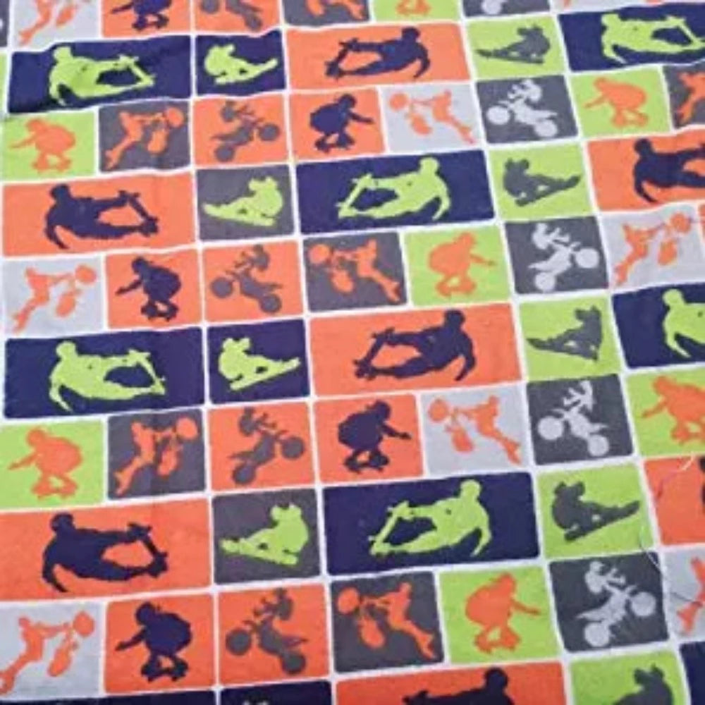 X- Games Flannel Fabric