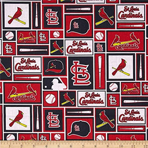 Cardinals Patch Cotton Fabric