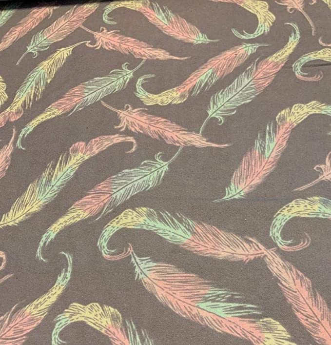 Feathers Flannel Fabric