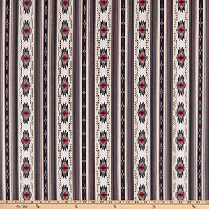 Tucson Small Stripe Gray Cotton Fabric