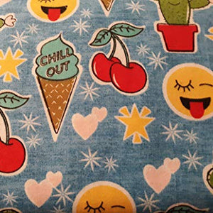Chill Out Cones Flannel Fabric