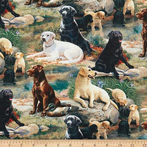 Puppies Best in Breed Cotton Fabric